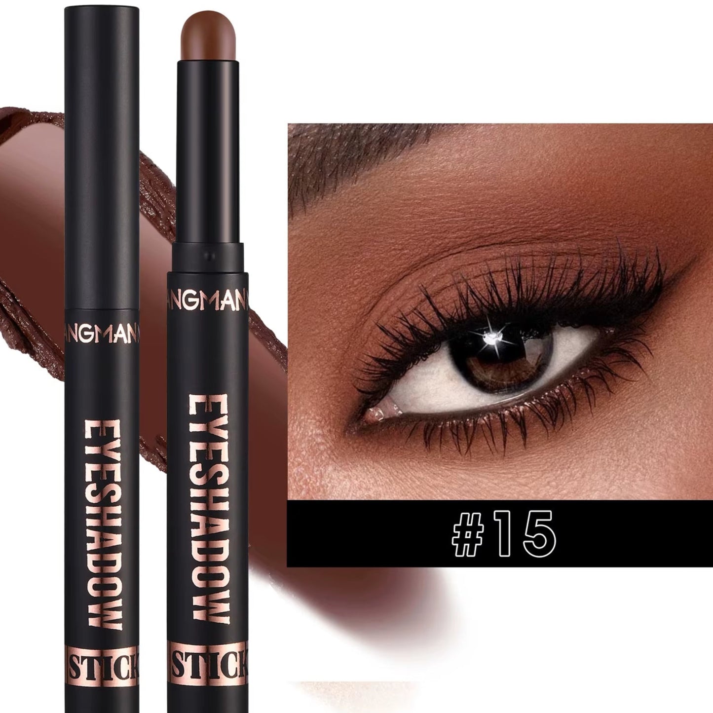 16 Color Pearl Eyeshadow Stick Waterproof Long Lasting Color Eyeshadow Face Highlight