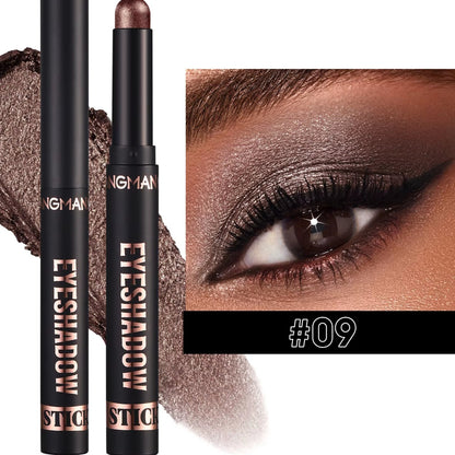 16 Color Pearl Eyeshadow Stick Waterproof Long Lasting Color Eyeshadow Face Highlight
