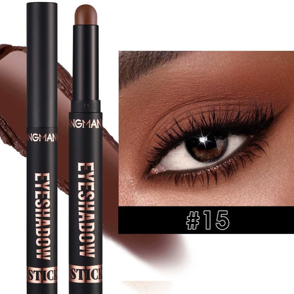 16 Color Pearl Eyeshadow Stick Waterproof Long Lasting Color Eyeshadow Face Highlight