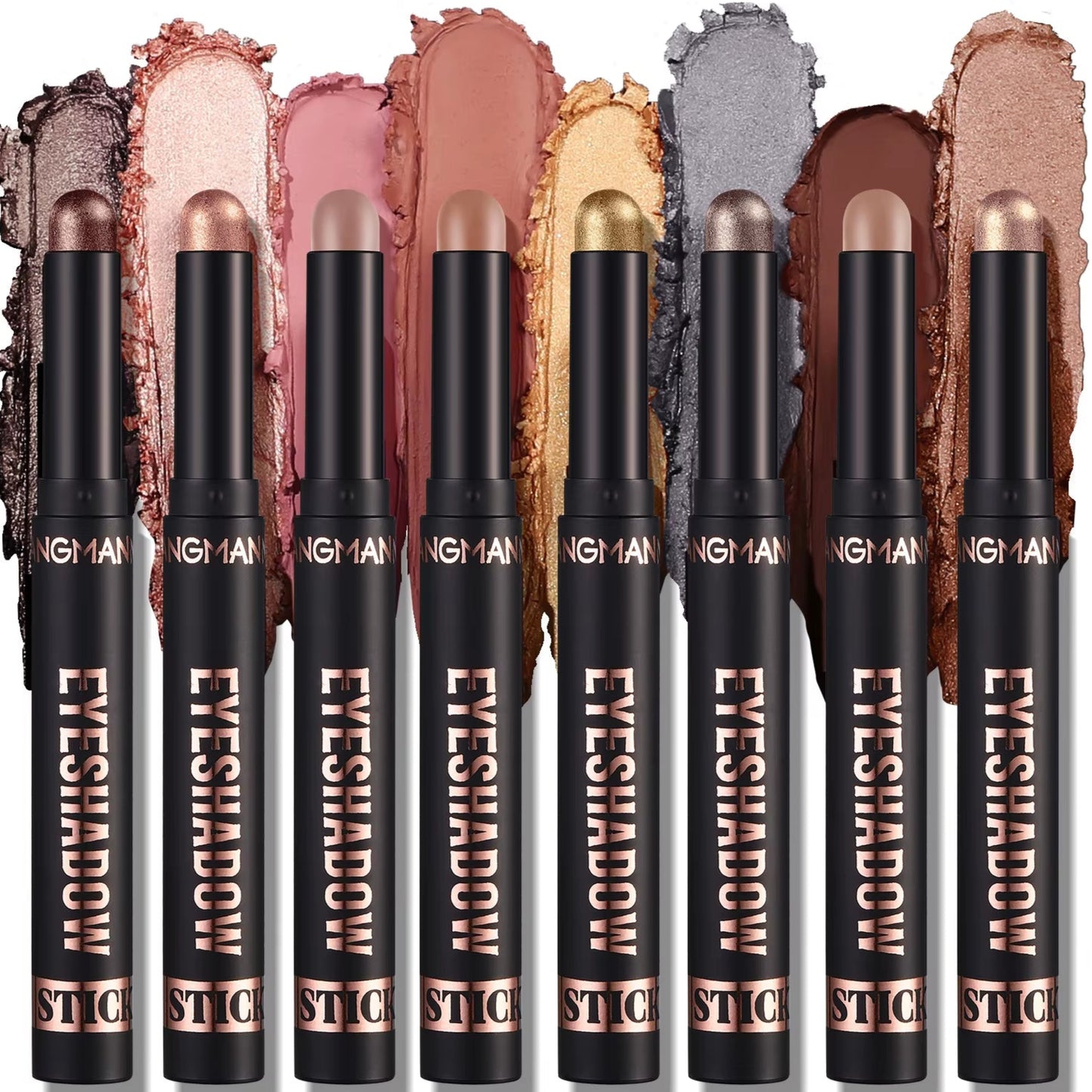 16 Color Pearl Eyeshadow Stick Waterproof Long Lasting Color Eyeshadow Face Highlight