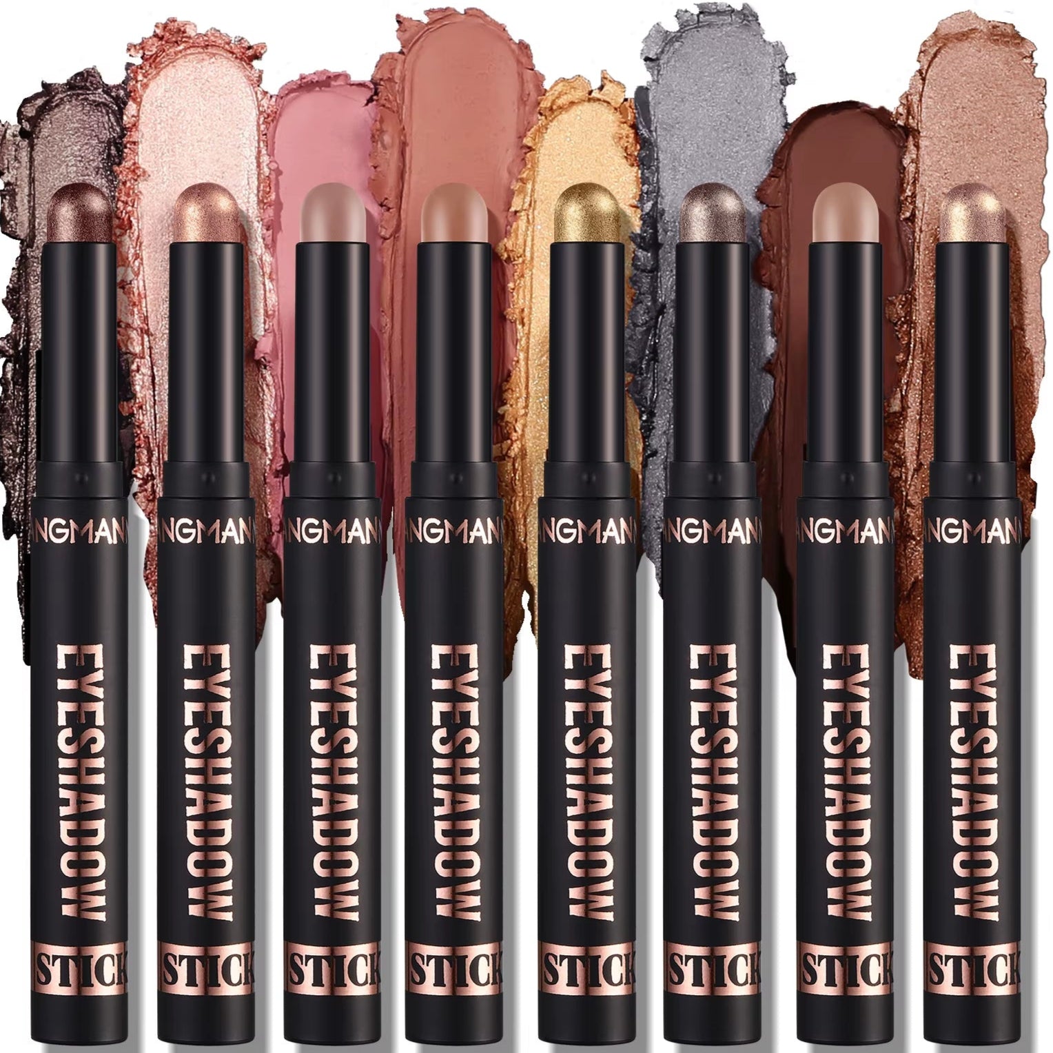 16 Color Pearl Eyeshadow Stick Waterproof Long Lasting Color Eyeshadow Face Highlight